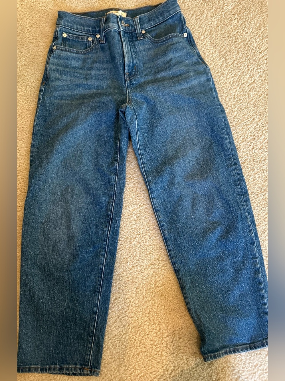 Madewell Women’s The Perfect Vintage Wide-Leg Jeans EUC 25P - Picture 4 of 12